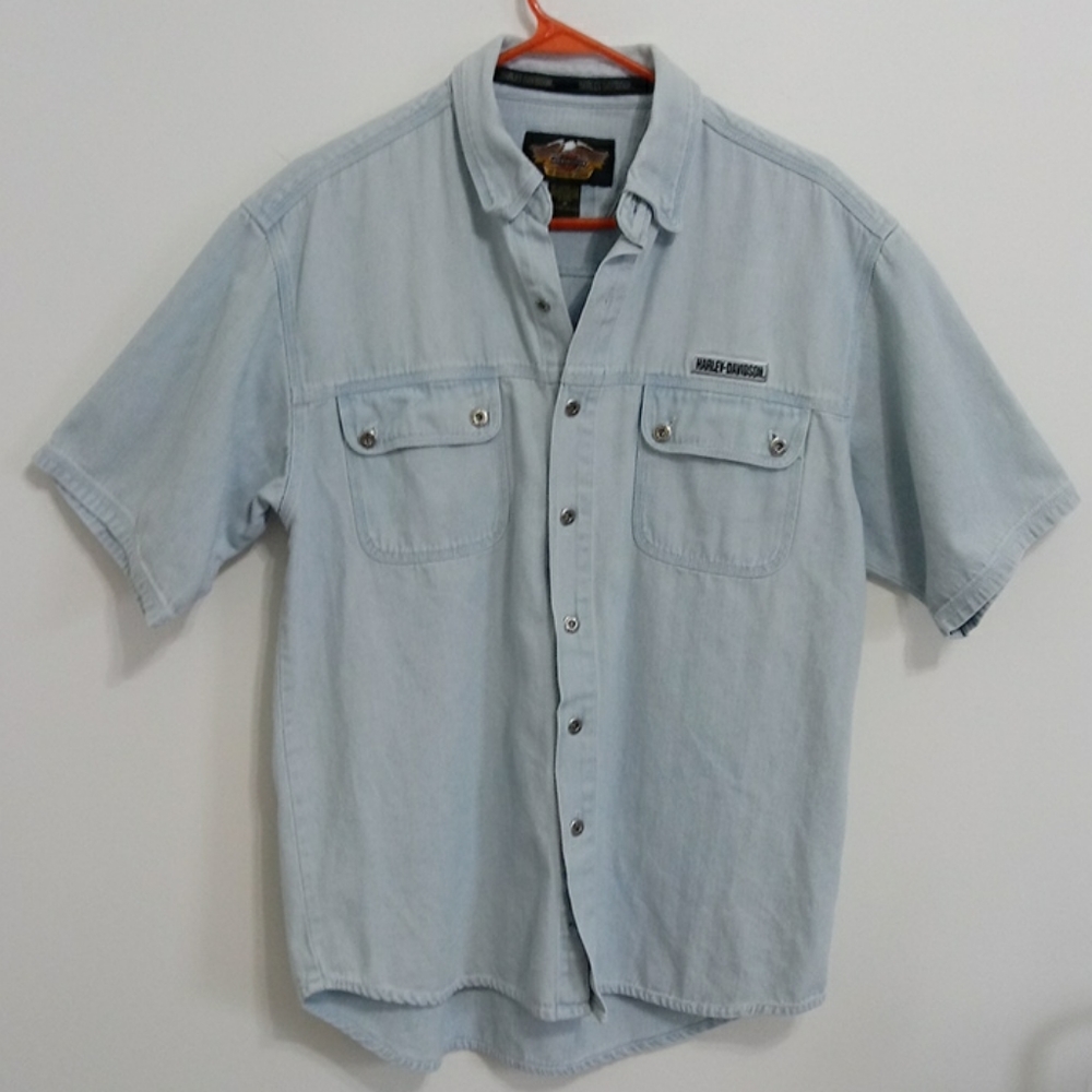 Harley Davidson Jean button down
